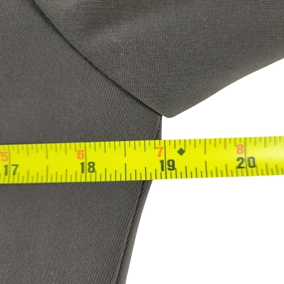 Kasper ASL Blazer Size 8 Brown Flap Pockets Long Sleeve Band Collar Lined - Picture 7 of 9